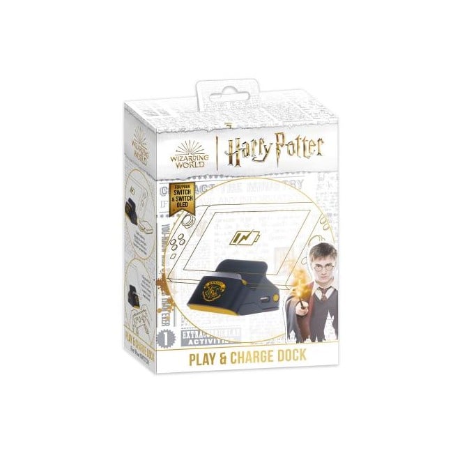 Harry Potter-Nintendo Switch-2 in 1 Dock and Stand-Black Hogwarts