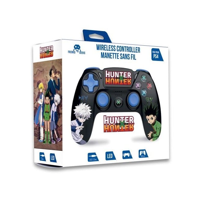 Hunter x Hunter-Wireless Controller for PS4 with 3,5mm jack slot (black) - Duo Gon Kirua