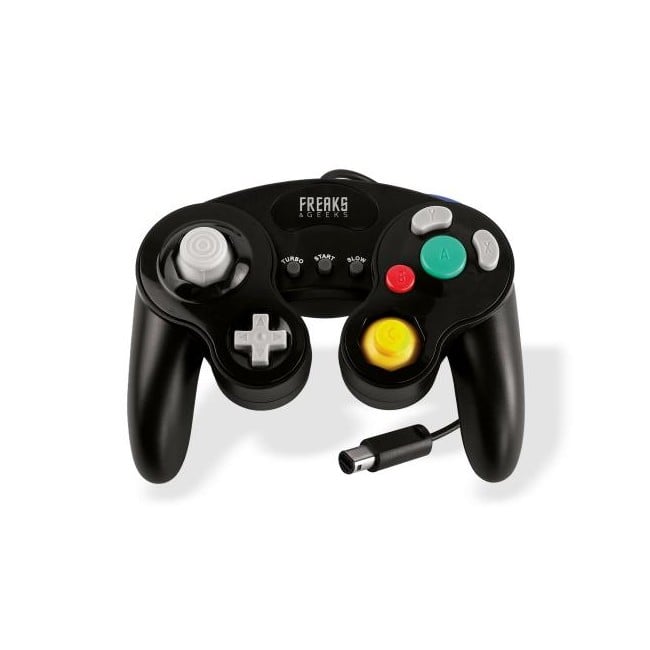 Wii/GC Black Controller with Turbo and Slow Motion