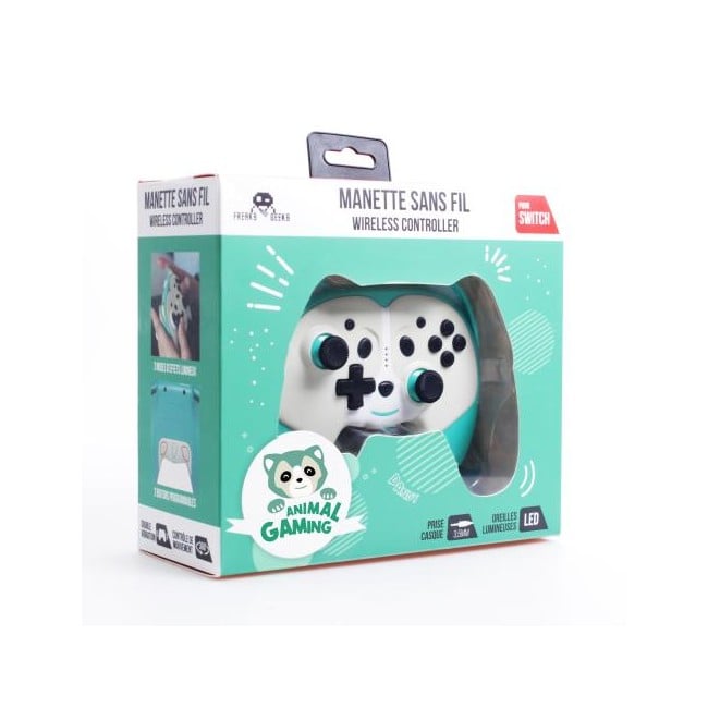 Wireless Controller Pandy for Switch with paddles - Green