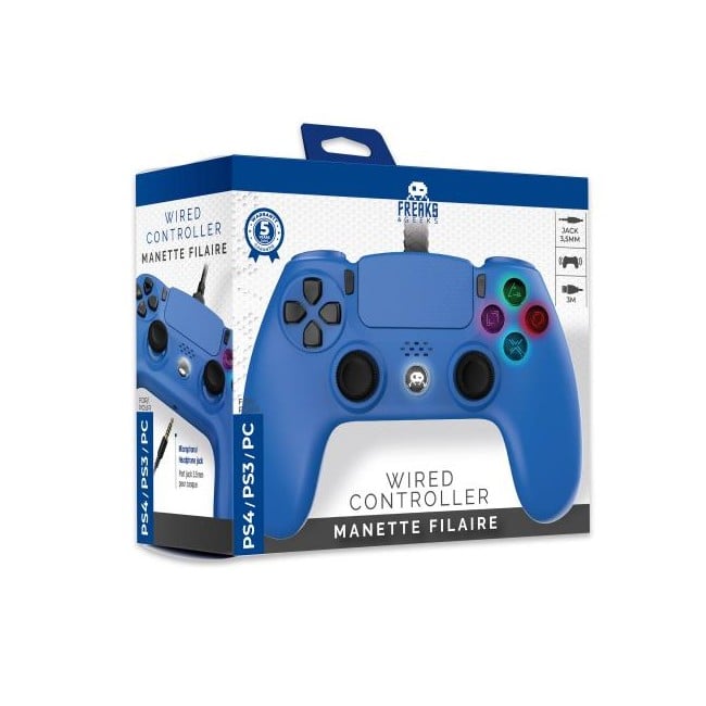 Wired Controller for PS4 with 3M Cable - Blue