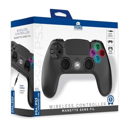 Freaks And Geeks - Wireless Controller for PS4 with 3,5mm jack slot - LED
