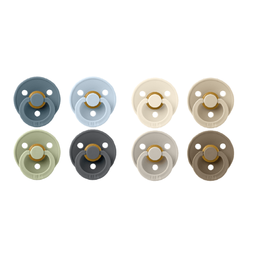 BIBS - Pacifier Colour 2x 4 PACK - Size 2