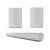 Sonos - Arc Heimabíó Hvítt & 2x Era 100 Hvítt - Bundle thumbnail-1