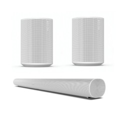 Sonos - Arc Kotiteatteri Valkoinen & 2x Era 100 Valkoinen - Bundle