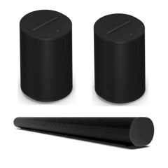 Sonos - Arc Heimkino Schwarz & 2x Era 100 Schwarz - Bundle