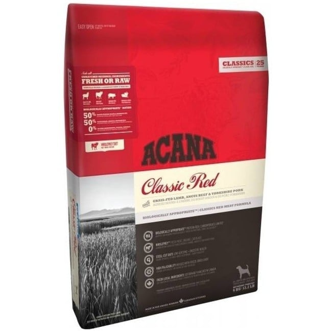 ACANA Dog food - 5 x Classic Red - Red Meat  2 kg