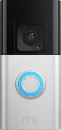 Ring - Battery Video Doorbell Plus Satin Nickel