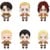 Attack On Titan - Tomonui Assort Series 2 Plush 15 cm thumbnail-1