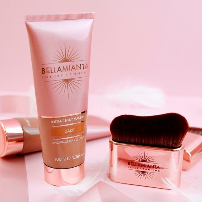 Bellamianta - Instant Body Make Up - Dark - 100 ml