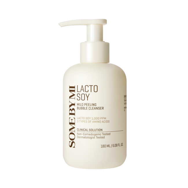 Some By Mi - Lactosoy Mild Bubble Peeling Cleanser - 180 ml