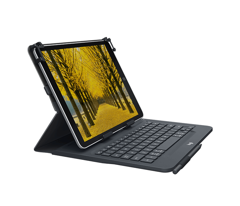 Logitech - 10'' Universal Folio w/Keyboard, Black (Nordic)