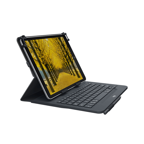 - Universal Folio w/Keyboard, 10" - Black (Nordic)
