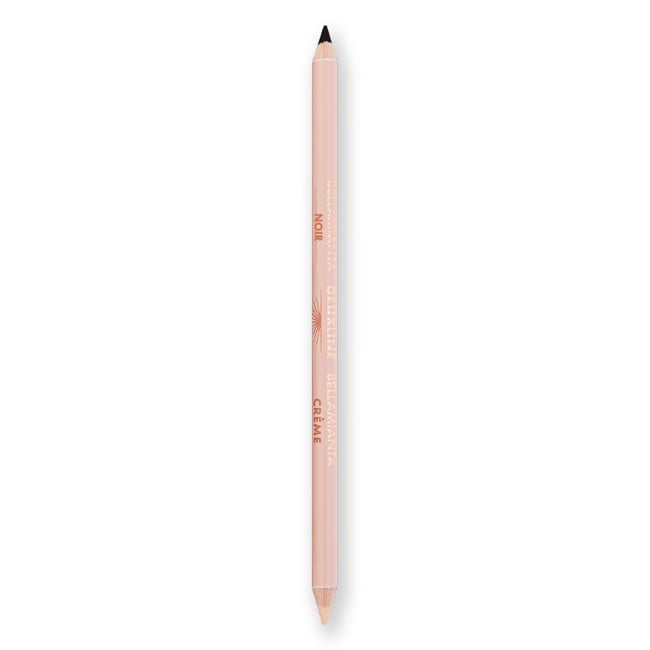 Bellamianta - Deuxline 2 in 1 Eyeliner Pencil - Cream and Black - 1.6g