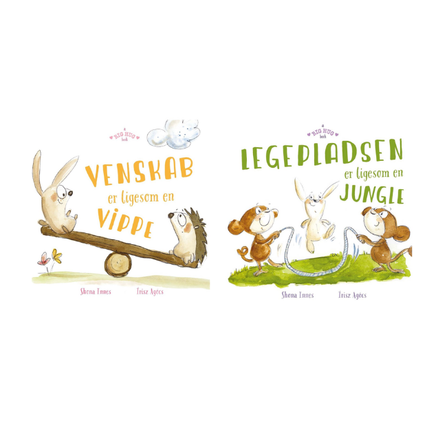 A Big Hug Book Samling - Udforsk Venskaber & Leg med Eventyr på Legepladsen (Bundle)