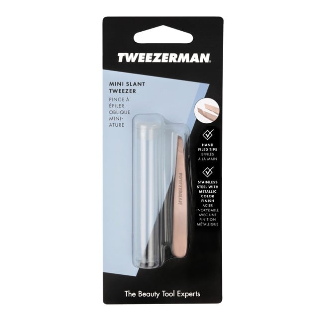 Tweezerman - Mini Slant Tweezer - Rose Gold