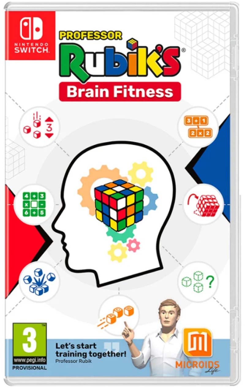 Professor Rubik's Brain Fitness (Code in a Box) - Nintendo Switch - Puslespill