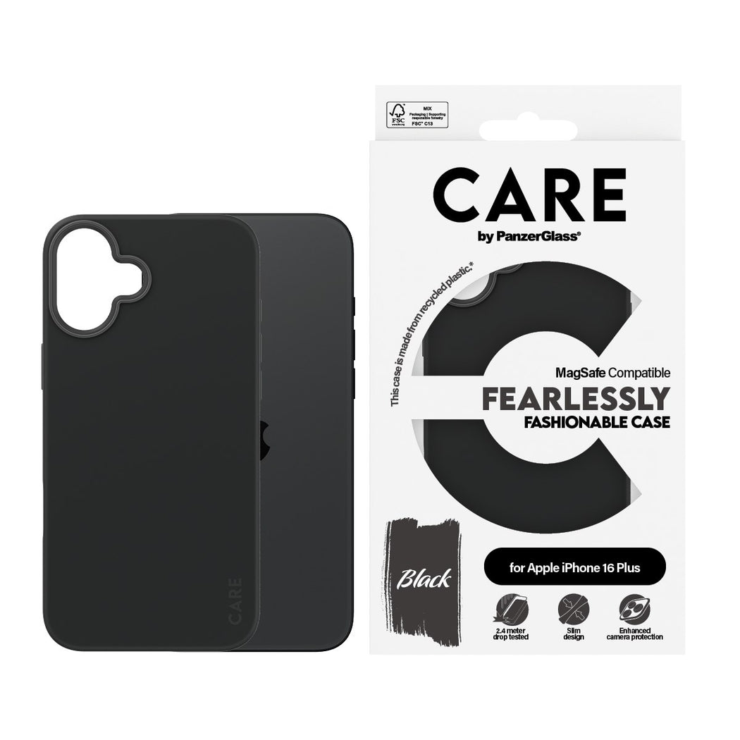 Panzerglass Care Case Fashion Black Magsafe Iphone '24 6.7"