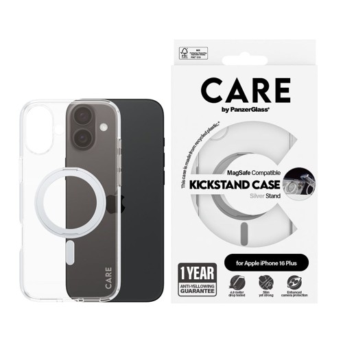 CARE by PanzerGlass - Cover - Transparent & MagSafe - iPhone 16 Plus