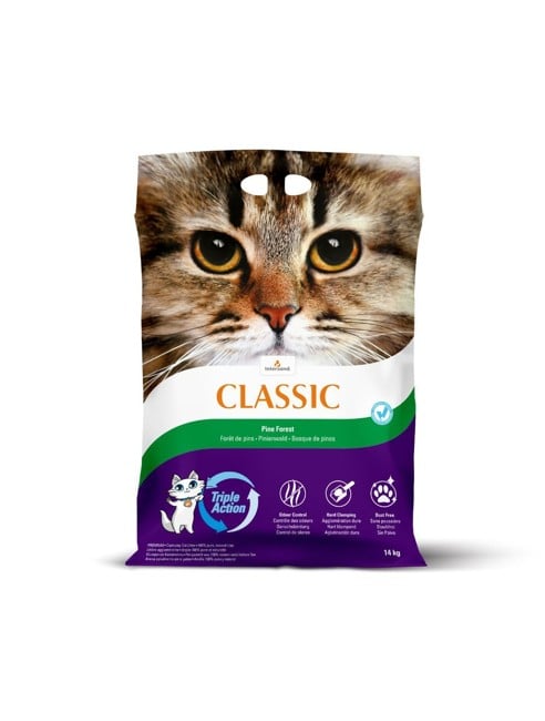 Intersand - 3 x Catlitter Extreme Classic Pine Forest 14kg - 42kg