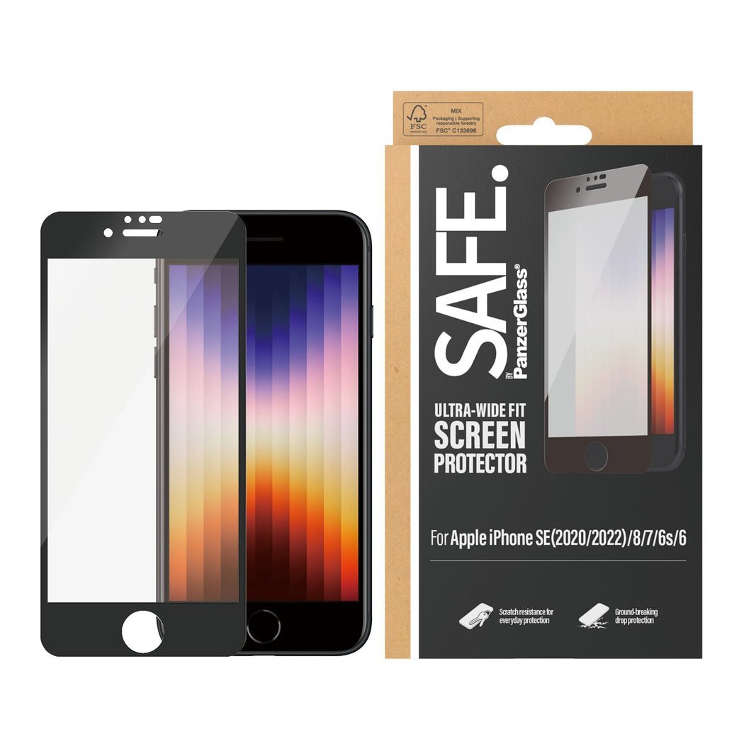 SAFE. by PanzerGlass Screen Protector Apple iPhone 8 | 7 | 6 | 6s | SE (2020/2022) | Edge-to-Edge
