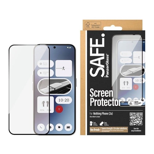 SAFE by PanzerGlass- Screen Protector - Nothing Phone 2a, 2a Plus - Ultra-Wide Fit