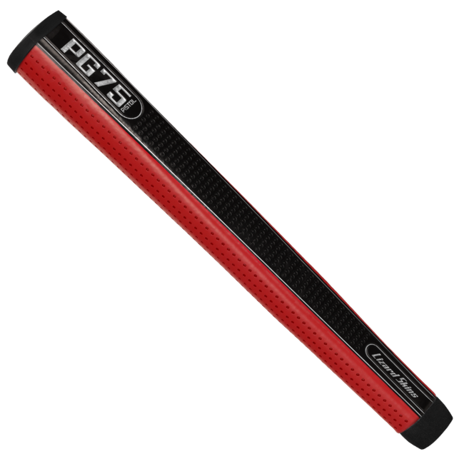 DSP Ultra Golf Grip - PG75 - Jet Black/Crimson Red - 38.4 mm