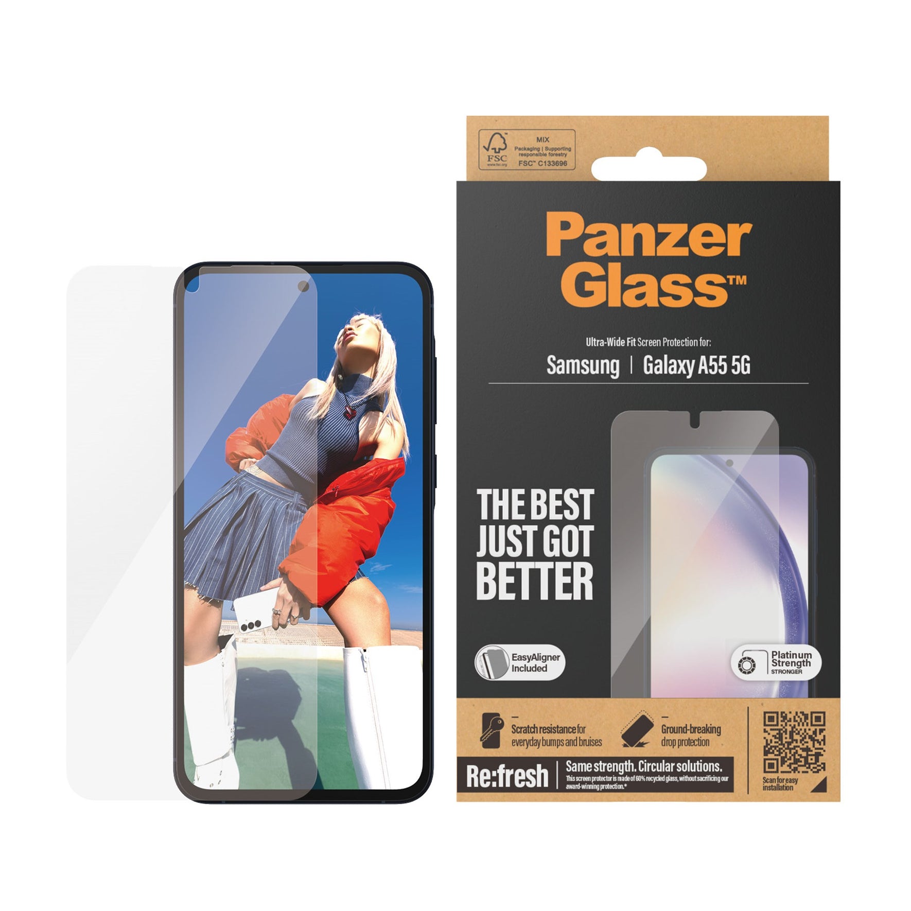 Panzerglass Ultra-wide Fit Samsung Galaxy A55