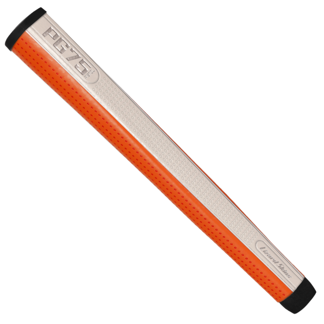 DSP Ultra Golf Grip - PG75 - Pearl White/Blaze Orange - 38.4 mm