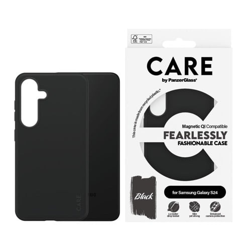 CARE by PanzerGlass - Case - Black - Samsung S24