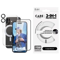 CARE by PanzerGlass - 3-in-1 Ceramic Bundle - iPhone 16