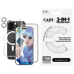 CARE by PanzerGlass - Flagship 3-in-1 Bundle - iPhone 16 Pro