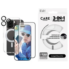 CARE by PanzerGlass - 3-in-1 Protection Bundle - MagSafe-Compatible - iPhone 16 Pro