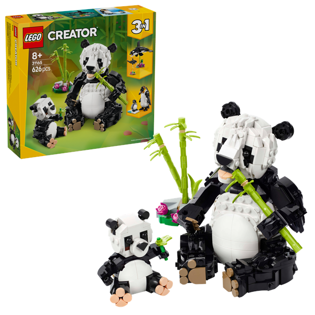 LEGO - LEGO Creator - Vilda djur: Pandafamilj (31165)