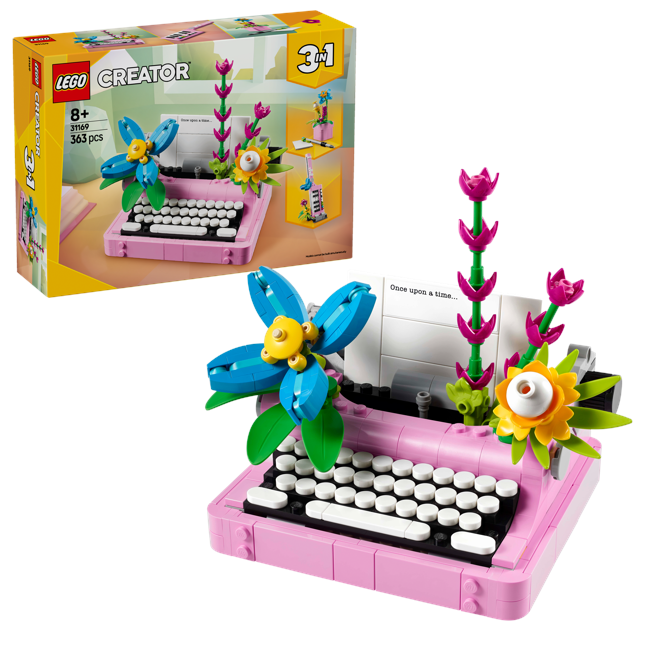 LEGO - LEGO Creator - Skrivemaskin med blomster (31169)