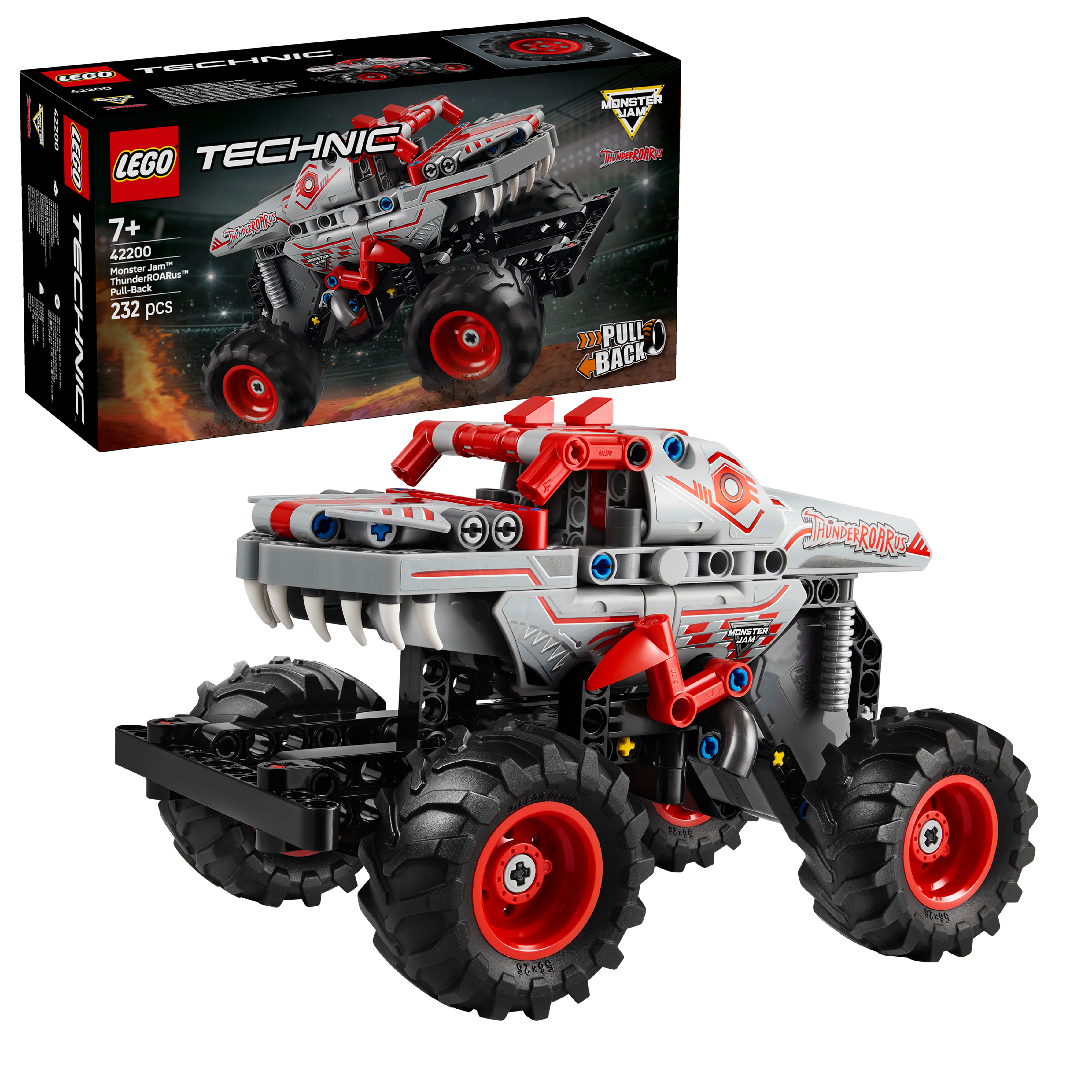 LEGO - Technic - Monster Jam™ ThunderROARus™ Vetomoottoriauto (42200)