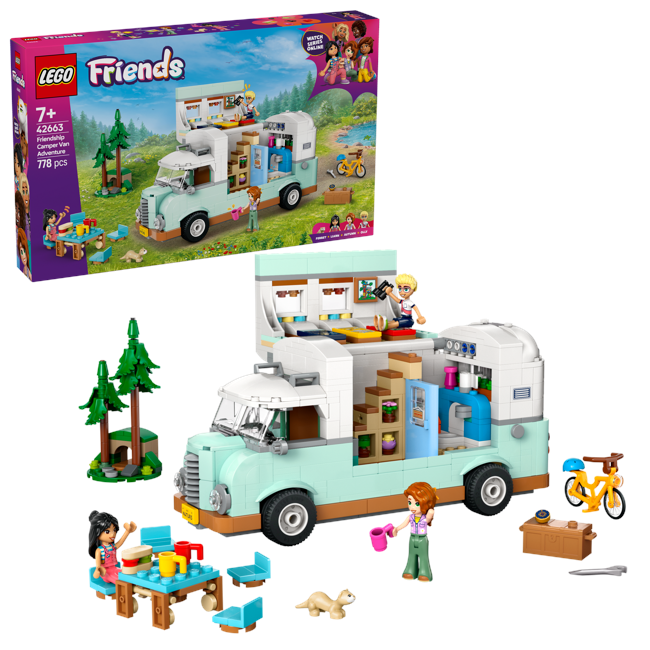 LEGO - LEGO Friends - Vänskapsäventyr med husbil (42663)