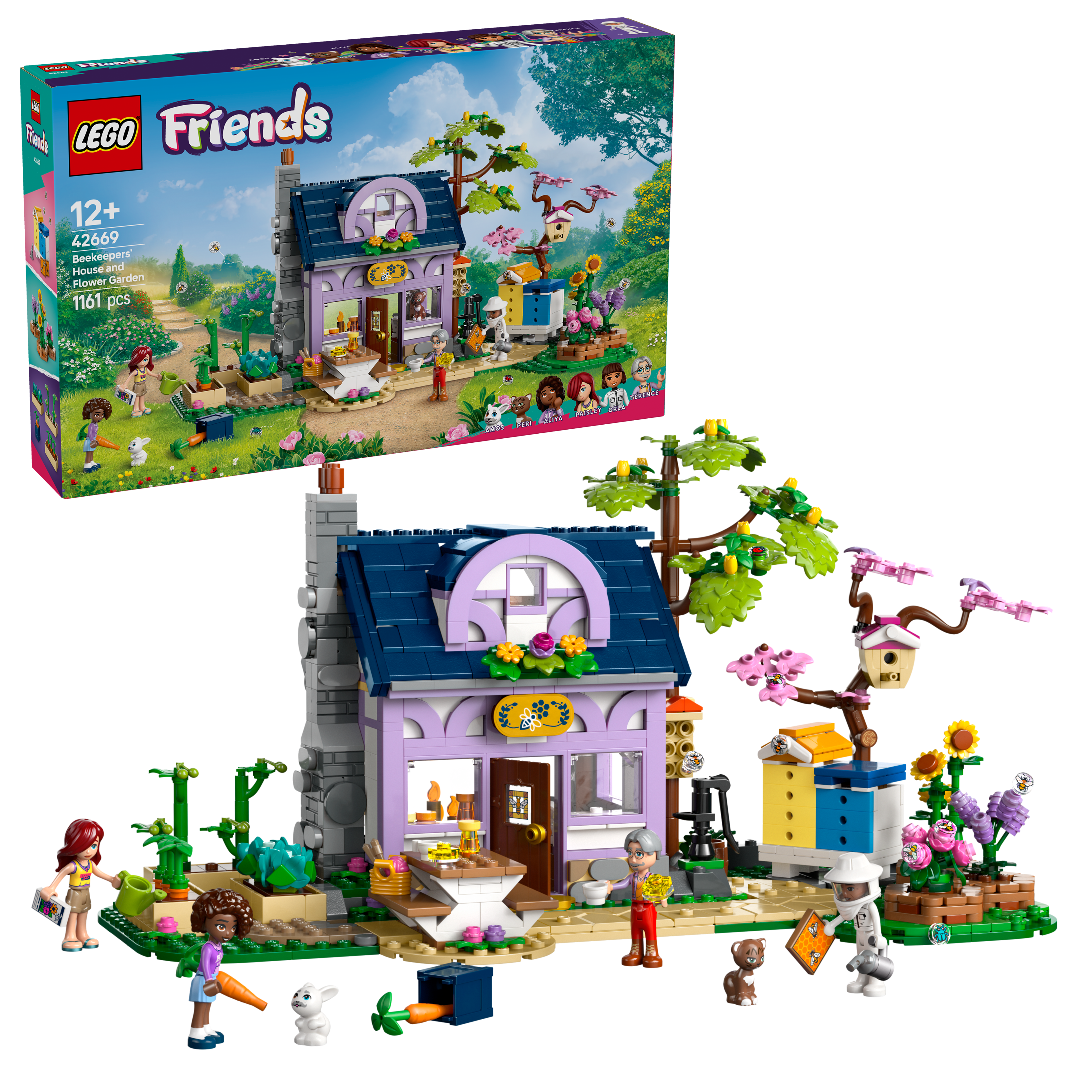 LEGO - LEGO Friends - Birøkternes hus og blomsterhage (42669)