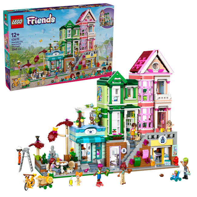 LEGO - LEGO Friends - Heartlake City Lägenheter och Butiker (42670)