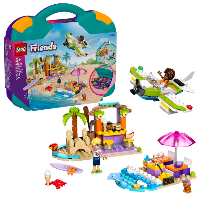 LEGO - LEGO Friends - Kreativ strand och resväska (42672)