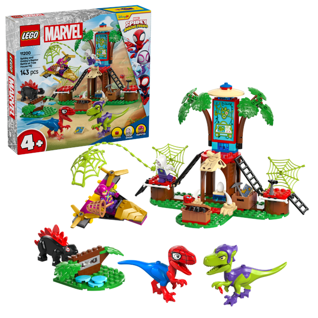 LEGO - Spidey - Showdown am Baumhaus: Spidey-Rex vs. Gobby-Raptor (11200)