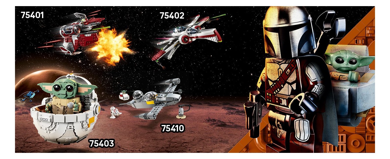 LEGO - Star Wars TM - Grogu™ with Hover Pram (75403)