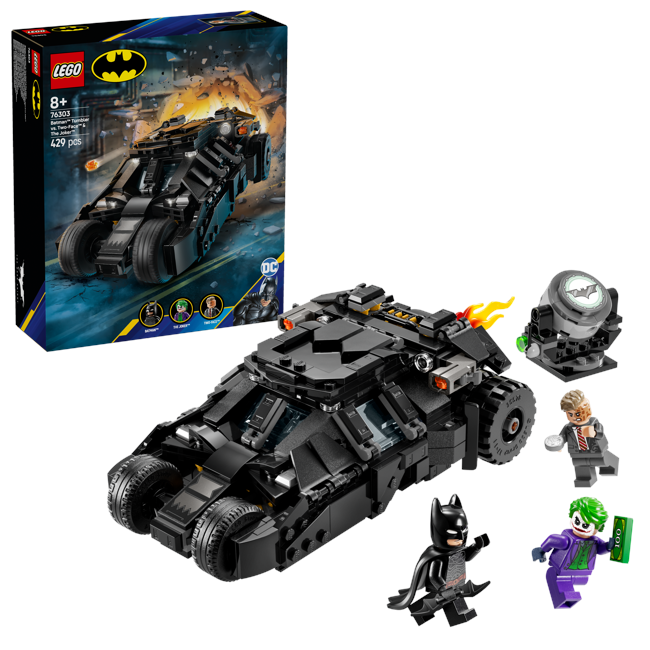 LEGO - Super Heroes - Batman med Tumbler mot Two-Face og The Joker (76303)