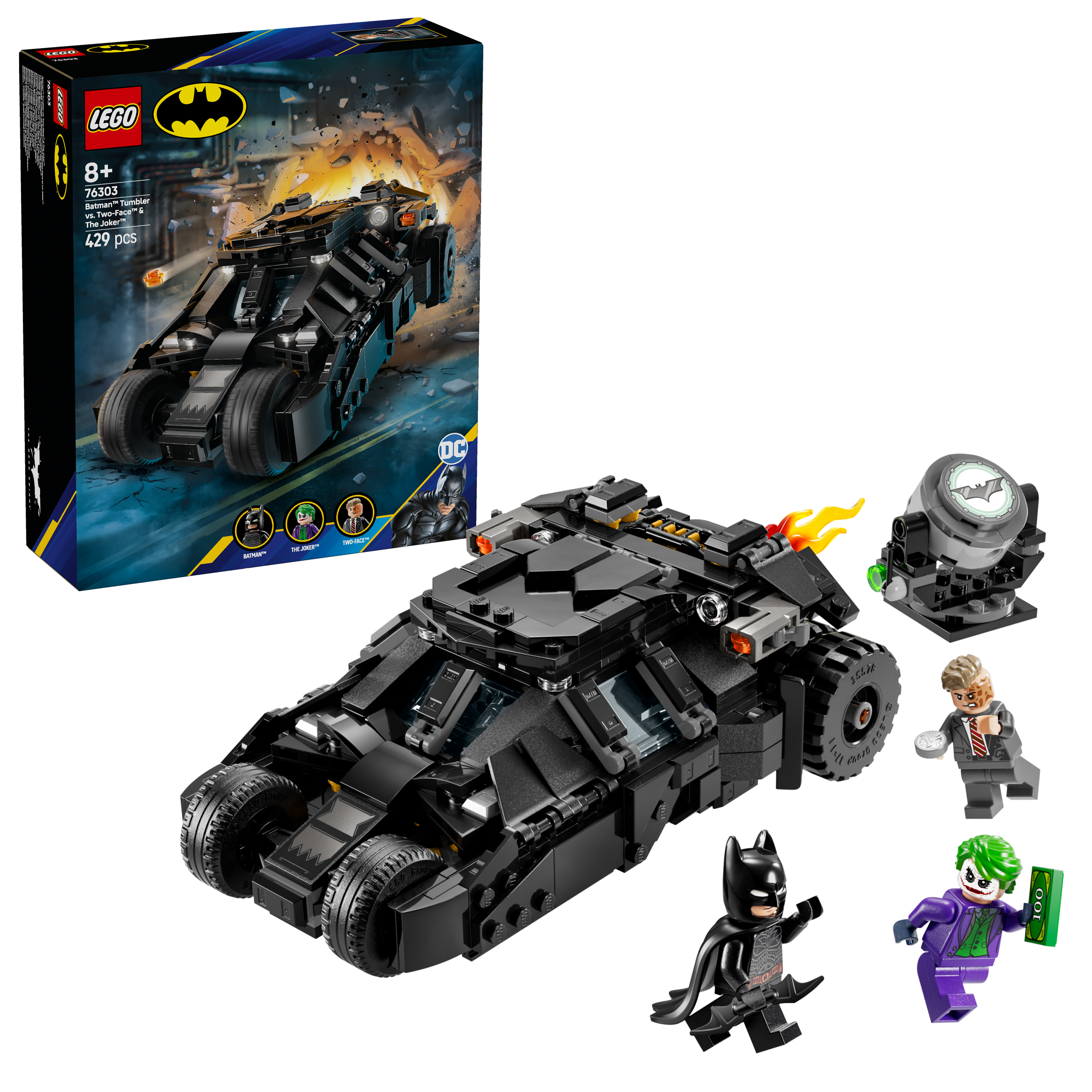 LEGO - Super Heroes - Batman Tumbler vastaan Two-Face ja The Joker (76303)