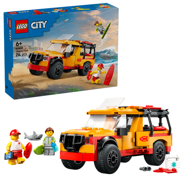 LEGO - LEGO City - Lifeguard Beach Rescue Truck (60453)