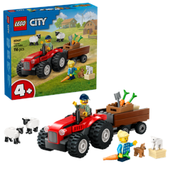 LEGO - LEGO City - Red Farm Tractor with Trailer & Sheep (60461)