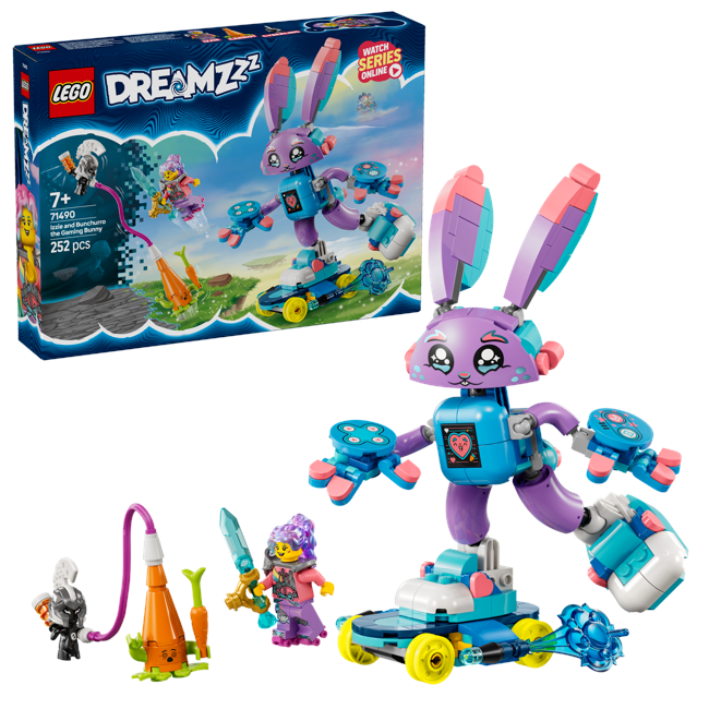 LEGO - DREAMZzz - Izzie and Bunchurro the Gaming Bunny (71490)