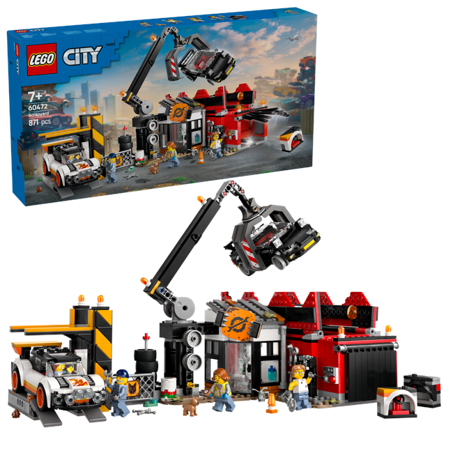 LEGO - LEGO City - Scrapyard with Cars (60472)