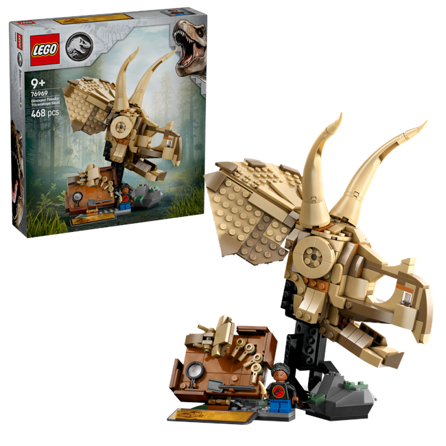 LEGO - Jurassic World - Dinosauriefossiler: Triceratopsskalle (76969)