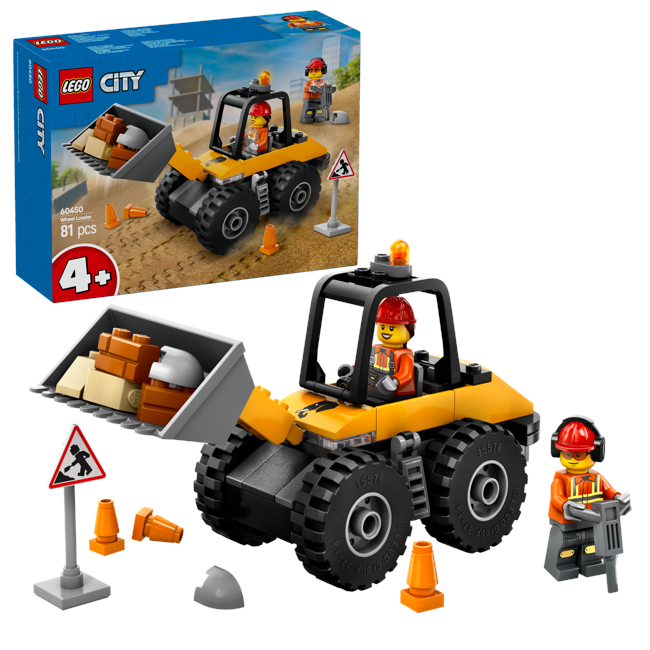 LEGO - LEGO City - Gul hjullastare (60450)